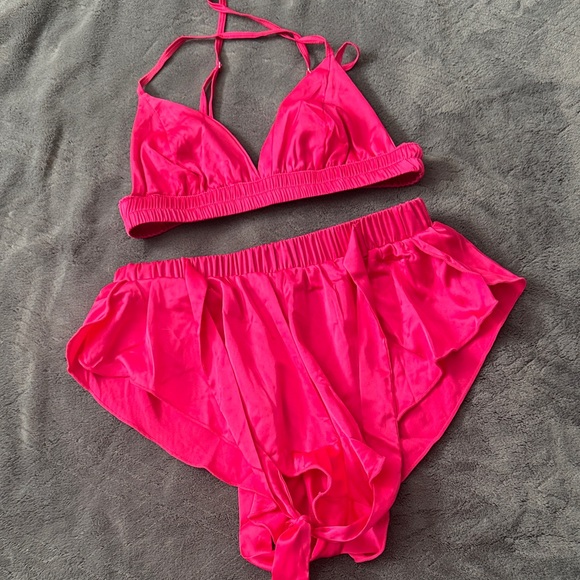 Fashion Nova Other - Fashion Nova Vibrant Pink Bra and Panty Set